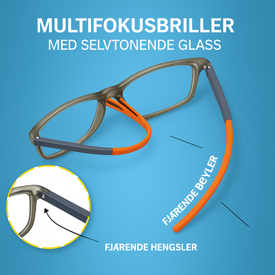 Multifokus Briller med Lysjustering